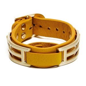 Hayden-Harnett Celina cuff EUC yellow